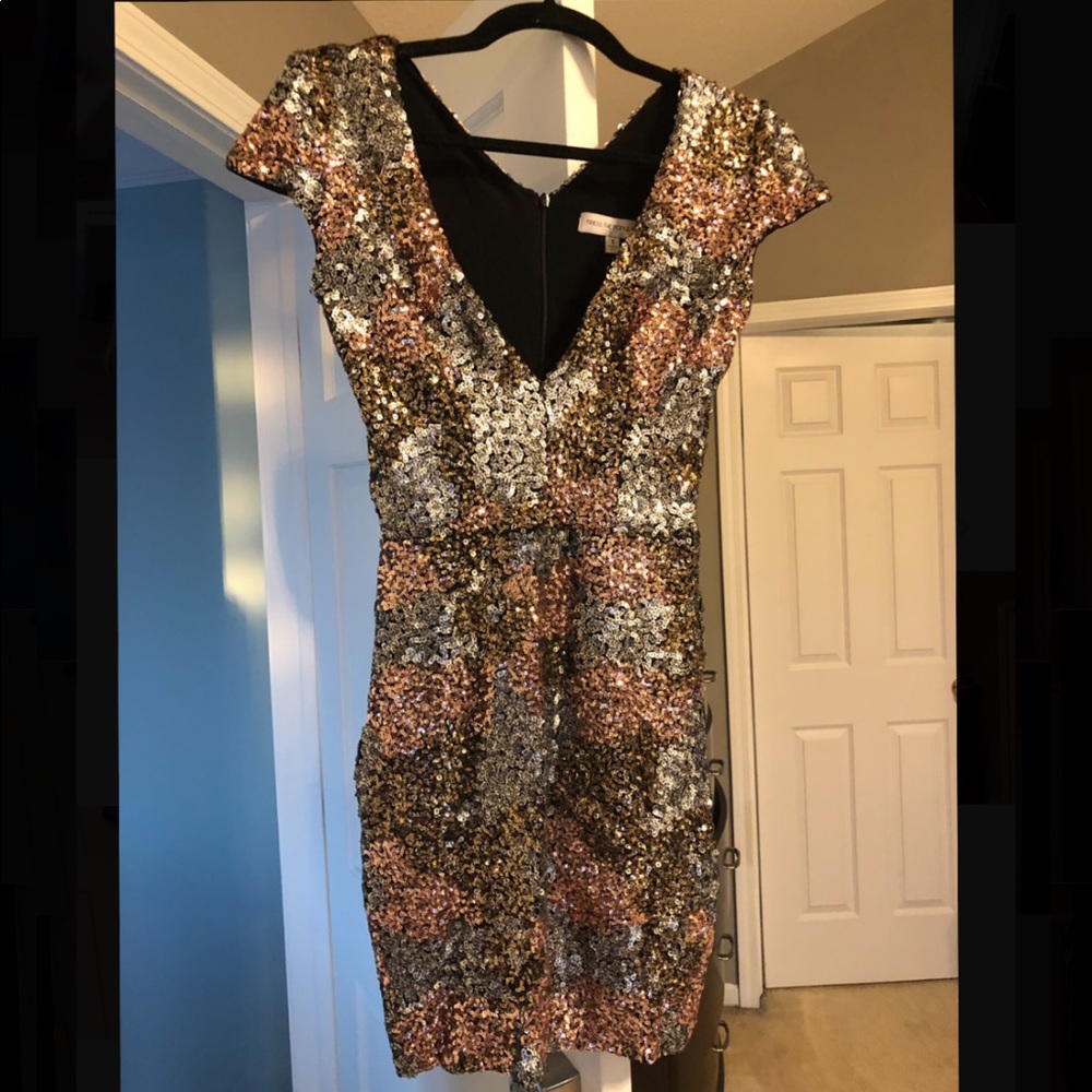Dress the Population Sequin Mini Dress